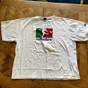 vtg starter Calcio Internazionale Italia shirt sleeve tee XL